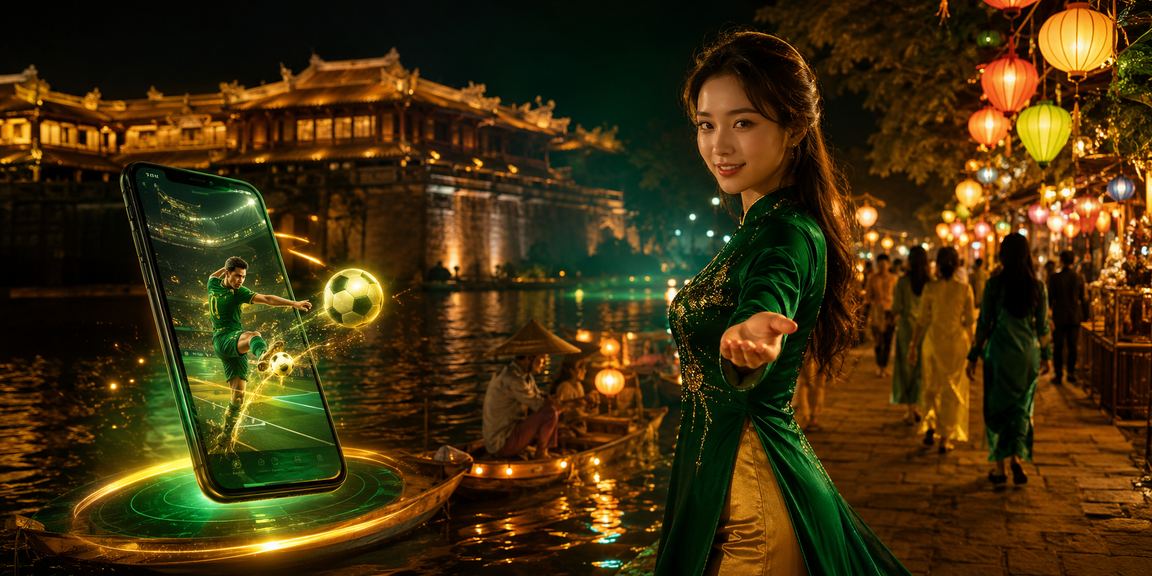 Cảnh chợ đêm Huế sôi động gợi nhớ không khí cá cược thể thao về đêm tại Vietnam