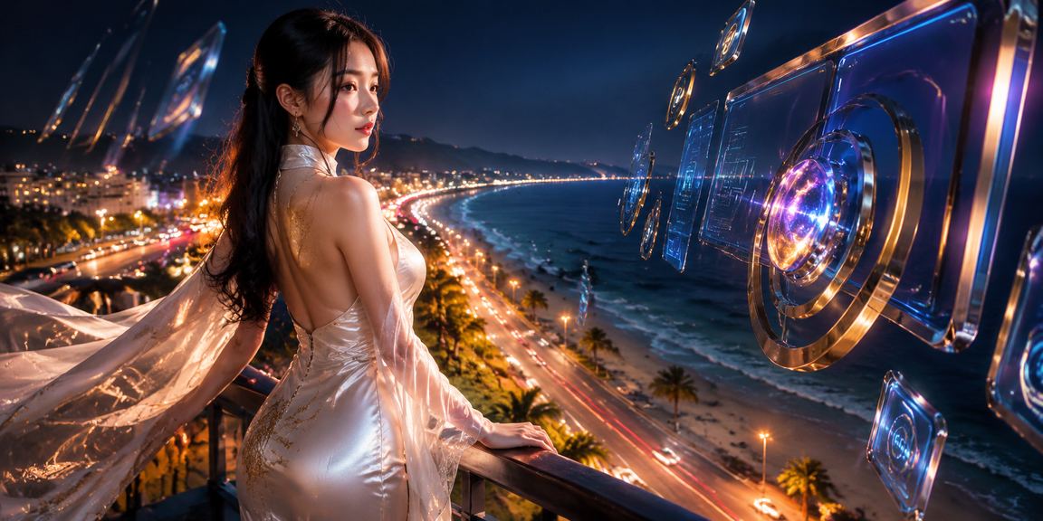 Cảnh chơi casino tại khu nghỉ dưỡng Phan Thiết với phong cách áo dài truyền thống và giao diện cá cược trực tuyến
