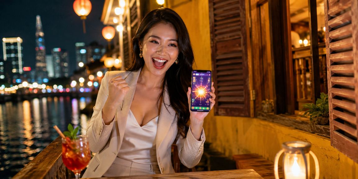Người dùng trẻ tại Sài Gòn sử dụng điện thoại để đặt cược thể thao và xem kèo trực tiếp